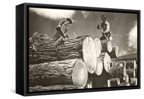 Lumber is King, North Idaho-null-Framed Stretched Canvas