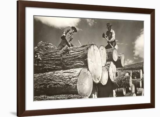 Lumber is King, North Idaho-null-Framed Premium Giclee Print