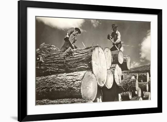 Lumber is King, North Idaho-null-Framed Premium Giclee Print