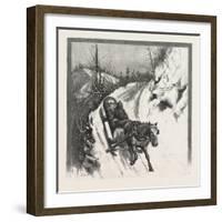 Lumbering, Canada, Nineteenth Century-null-Framed Giclee Print