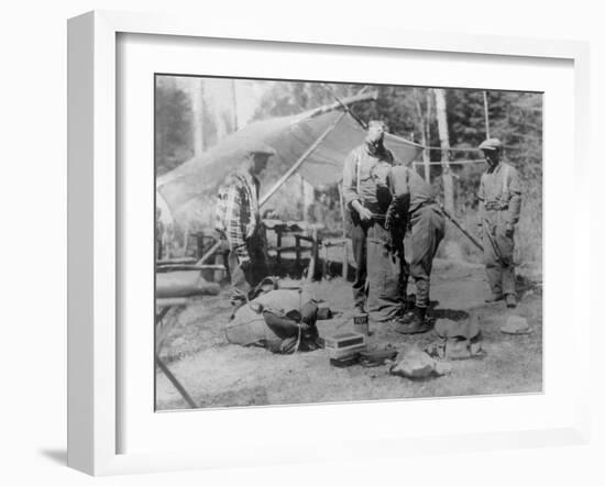 Lumberjack Camp-null-Framed Photographic Print