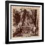 Lumberjacks About to Fell a Giant Redwood with a Drag Saw, Sacramento, California, 1893-null-Framed Giclee Print