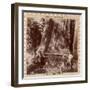 Lumberjacks About to Fell a Giant Redwood with a Drag Saw, Sacramento, California, 1893-null-Framed Giclee Print