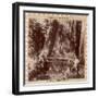 Lumberjacks About to Fell a Giant Redwood with a Drag Saw, Sacramento, California, 1893-null-Framed Giclee Print