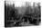 Lumberjacks and Logging Trucks in Cascades Photograph - Cascades, WA-Lantern Press-Stretched Canvas