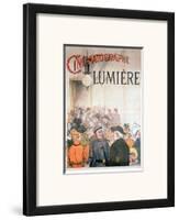 Lumiere Cinematographe, c.1900-null-Framed Art Print