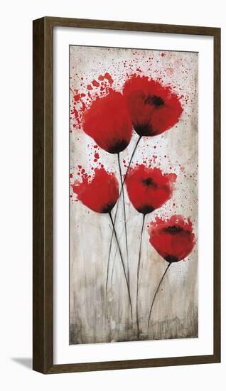 Luminous Crimson II-Catherine Brink-Framed Art Print