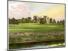 Lumley Castle, County Durham, Home of the Earl of Scarbrough, C1880-Benjamin Fawcett-Mounted Giclee Print
