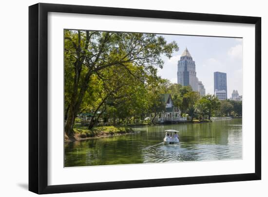 Lumphini Park, Ratchadamri Road, Bangkok, Thailand, Southeast Asia, Asia-Frank Fell-Framed Photographic Print