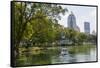 Lumphini Park, Ratchadamri Road, Bangkok, Thailand, Southeast Asia, Asia-Frank Fell-Framed Stretched Canvas