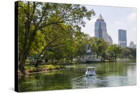 Lumphini Park, Ratchadamri Road, Bangkok, Thailand, Southeast Asia, Asia-Frank Fell-Stretched Canvas