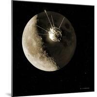 Luna 1 Spacecraft At the Moon, 1959-Detlev Van Ravenswaay-Mounted Photographic Print