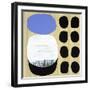 Luna Azul I-Mary Calkins-Framed Giclee Print