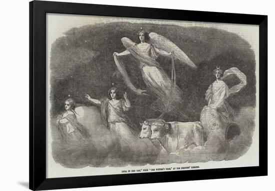 Luna in Her Car, from The Winter's Tale, at the Princess' Theatre-null-Framed Giclee Print