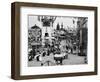 Luna Park and Rides at Coney Island, NY Photograph - Coney Island, NY-Lantern Press-Framed Art Print