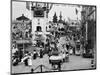 Luna Park and Rides at Coney Island, NY Photograph - Coney Island, NY-Lantern Press-Mounted Art Print