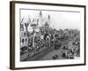 Luna Park and Surf Avenue-Irving Underhill-Framed Photo