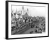 Luna Park and Surf Avenue-Irving Underhill-Framed Photo