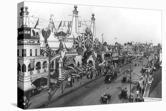 Luna Park and Surf Avenue-Irving Underhill-Stretched Canvas