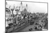 Luna Park and Surf Avenue-Irving Underhill-Mounted Premium Giclee Print