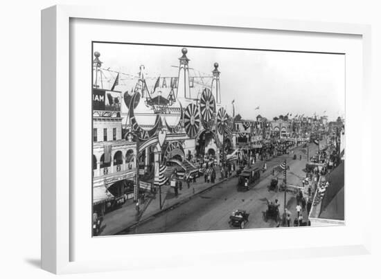 Luna Park and Surf Avenue-Irving Underhill-Framed Art Print