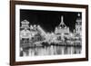 Luna Park at Coney Island Illuminated at Night-null-Framed Photographic Print