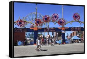 Luna Park, Boardwalk, Coney Island, Brooklyn, New York City, Usa-Wendy Connett-Framed Stretched Canvas