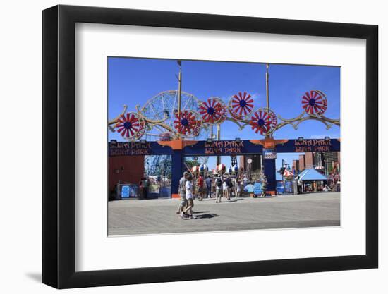 Luna Park, Boardwalk, Coney Island, Brooklyn, New York City, Usa-Wendy Connett-Framed Photographic Print