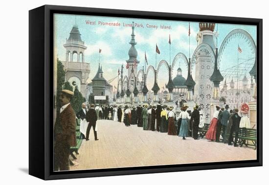 Luna Park, Coney Island, New York City-null-Framed Stretched Canvas