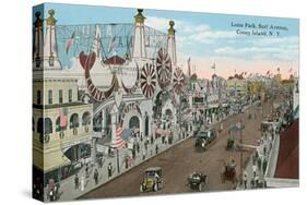 Luna Park, Coney Island, New York-null-Stretched Canvas