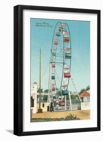 Luna Park, Hartford, Connecticut-null-Framed Art Print