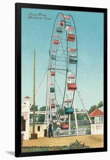 Luna Park, Hartford, Connecticut-null-Framed Art Print