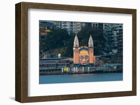 Luna Park on Milsons Point, Sydney, New South Wales, Australia-null-Framed Photographic Print