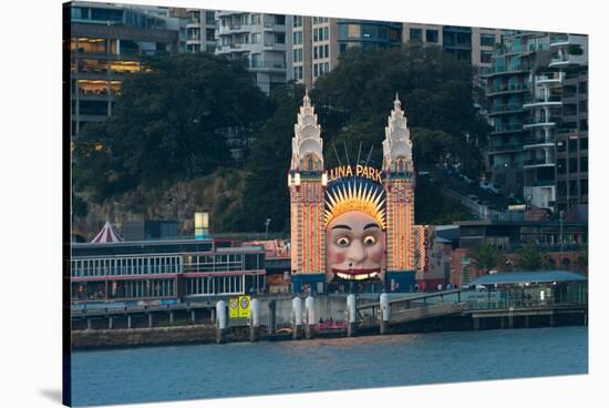 Luna Park on Milsons Point, Sydney, New South Wales, Australia-null-Stretched Canvas