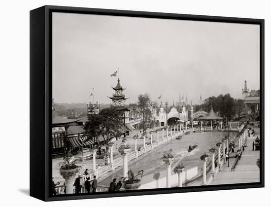 Luna Park, Pittsburg, PA-null-Framed Stretched Canvas