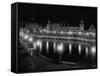 Luna Park with Night Lights-null-Framed Stretched Canvas