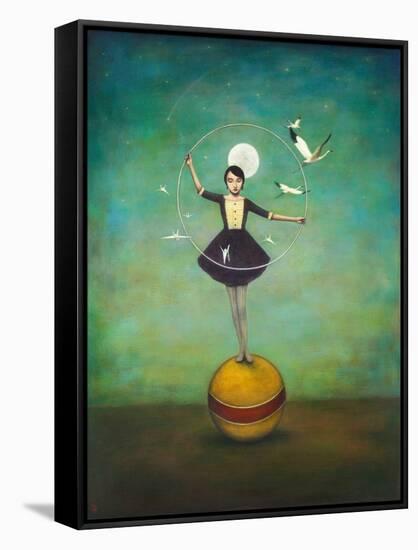 Luna’s Circle-Duy Huynh-Framed Stretched Canvas