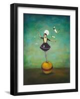 Luna’s Circle-Duy Huynh-Framed Art Print