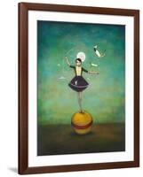 Luna’s Circle-Duy Huynh-Framed Art Print