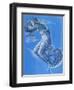 Luna (W/C, Bodycolour, Pencil and Silver Paint on Linen)-Edward Burne-Jones-Framed Premium Giclee Print