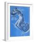 Luna (W/C, Bodycolour, Pencil and Silver Paint on Linen)-Edward Burne-Jones-Framed Giclee Print