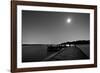 Luna y Lago BW-John Gusky-Framed Photographic Print