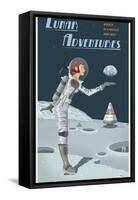Lunar Adventures-Steve Thomas-Framed Stretched Canvas