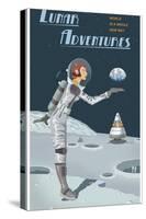 Lunar Adventures-Steve Thomas-Stretched Canvas