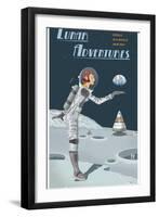 Lunar Adventures-Steve Thomas-Framed Giclee Print