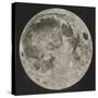 Lunar Cartography, 1805-06 (Copperplate Stipple Engraving)-John Russell-Stretched Canvas