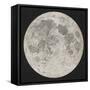 Lunar Cartography, 1805-06 (Copperplate Stipple Engraving)-John Russell-Framed Stretched Canvas