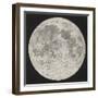 Lunar Cartography, 1805-06 (Copperplate Stipple Engraving)-John Russell-Framed Giclee Print