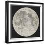 Lunar Cartography, 1805-06 (Copperplate Stipple Engraving)-John Russell-Framed Giclee Print