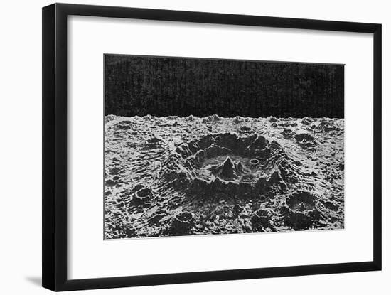 Lunar Crater-null-Framed Art Print